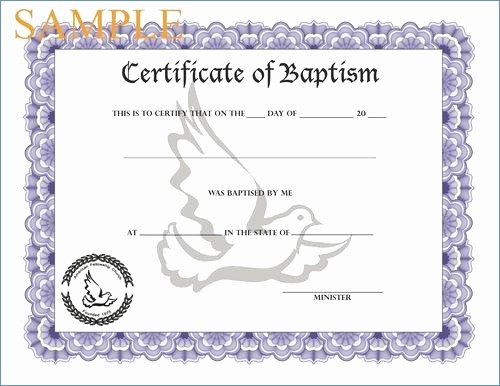 Free Editable Baptism Certificate Template Beautiful Free Editable Baptism Certificate Template