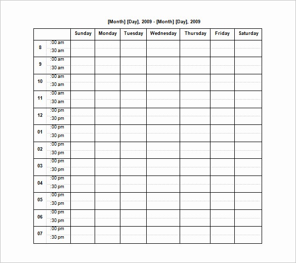 Free Editable Cleaning Schedule Template Lovely Blank Schedule Template – 21 Free Word Excel Pdf format