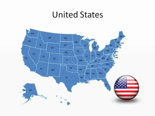 Free Editable Map Of Us Unique 18 Powerpoint Us Map Vector Free Blank Usa Map