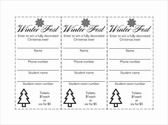 Free Editable Raffle Ticket Template Lovely Sample Ticket Template for events Choice Image Template