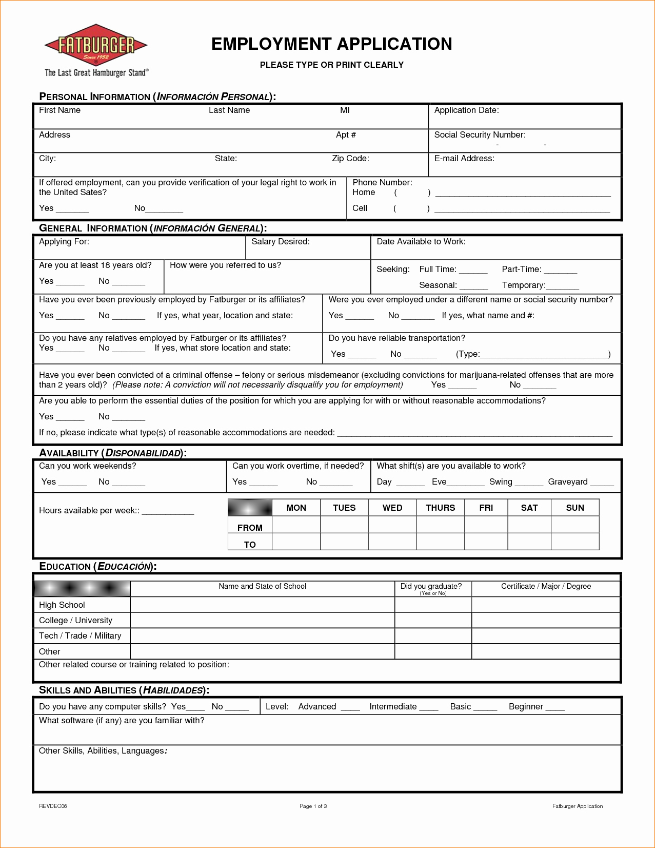 Free Employment Application to Print Best Of 13 Free Printable Job Applicationsagenda Template Sample