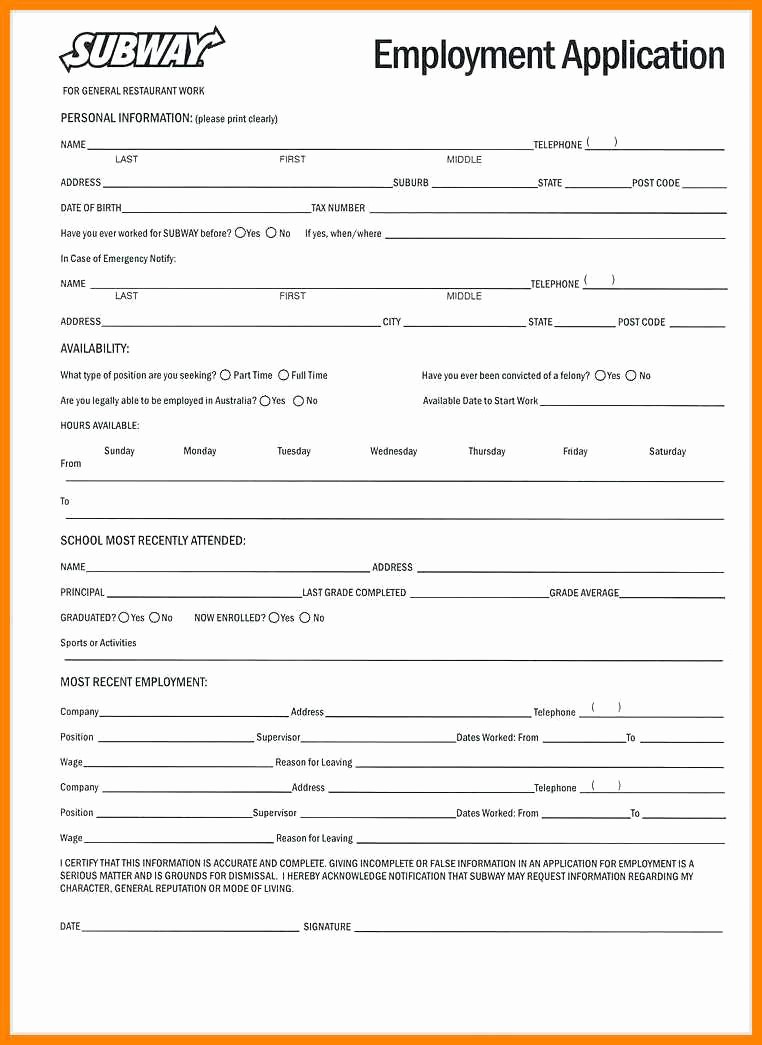 4 5 employee application form free printable