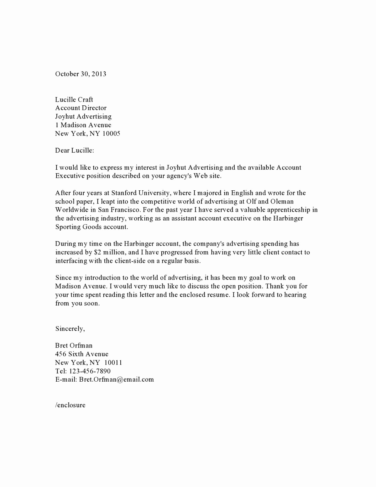 Free Examples Of Cover Letter Luxury Download Cover Letter Professional Sample Pdf Templates
