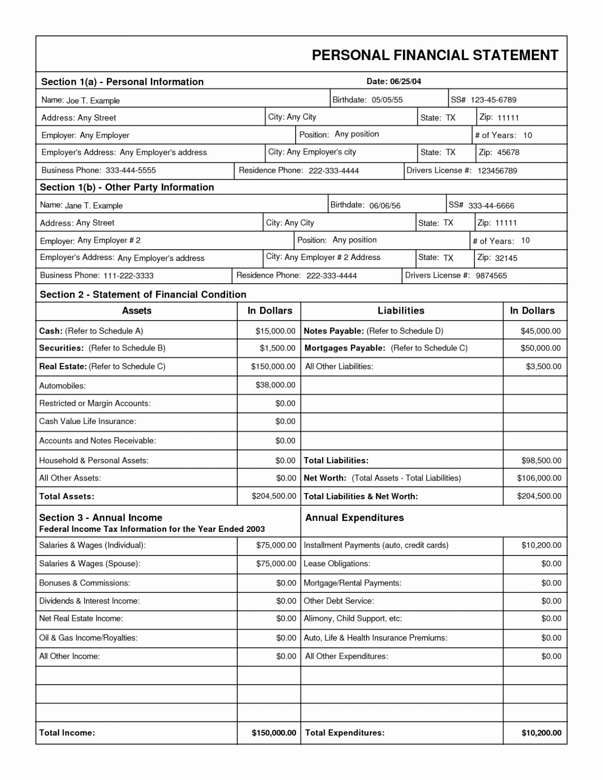 Free Excel Financial Statement Templates Best Of Personal Financial Spreadsheet