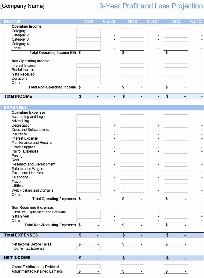 Free Excel Financial Statement Templates Elegant Financial Statement Template Financial Statement Template