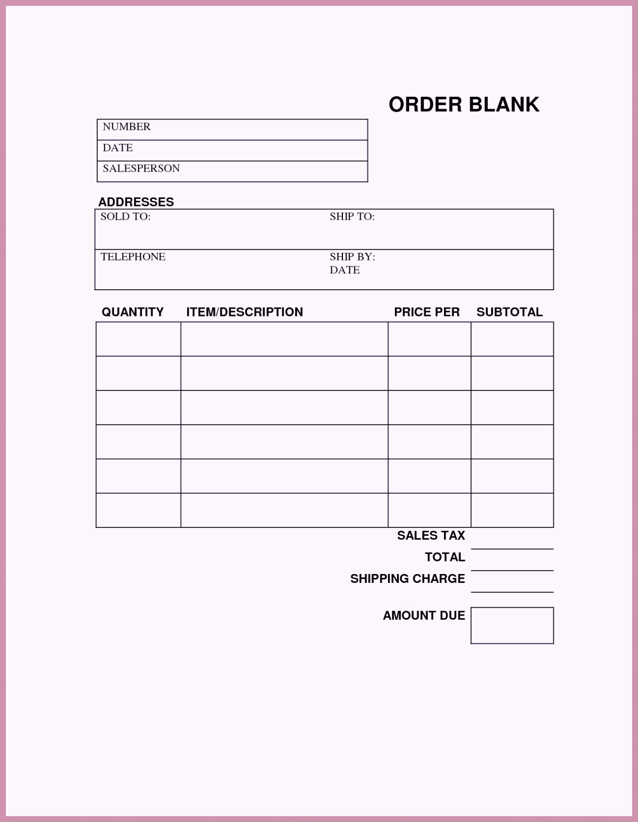 Free Excel Purchase order Template Luxury Free Purchase order form Template Excel Word Sample