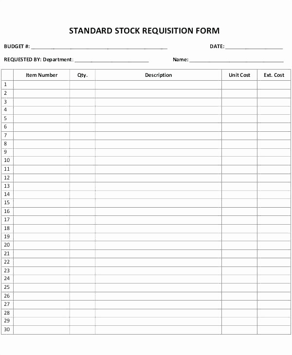 Free Excel Purchase order Templates Elegant Fice order form Template Stock Free Stationery Request