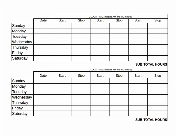 Free Excel Time Sheet Template Unique Microsoft Employee Timesheet Template to Pin On