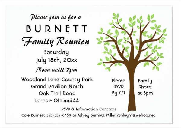 Free Family Reunion Flyer Template Unique 19 Family Reunion Invitation Templates Free &amp; Premium