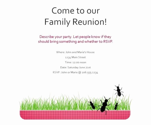 Free Family Reunion Flyers Templates Unique African American Family Reunion Agenda to Pin On