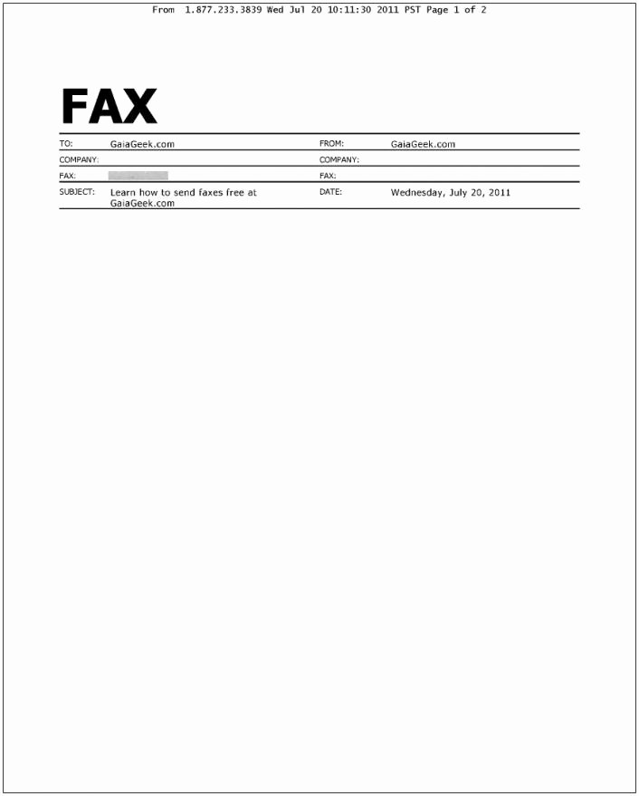 Free Fax Cover Letter Template Fresh Fax Cover Letter Sample