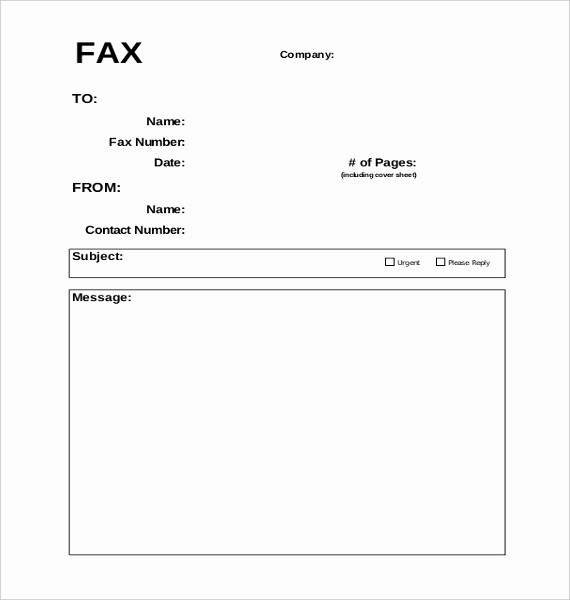 Free Fax Cover Sheet Templates Best Of 12 Fax Cover Templates – Free Sample Example format