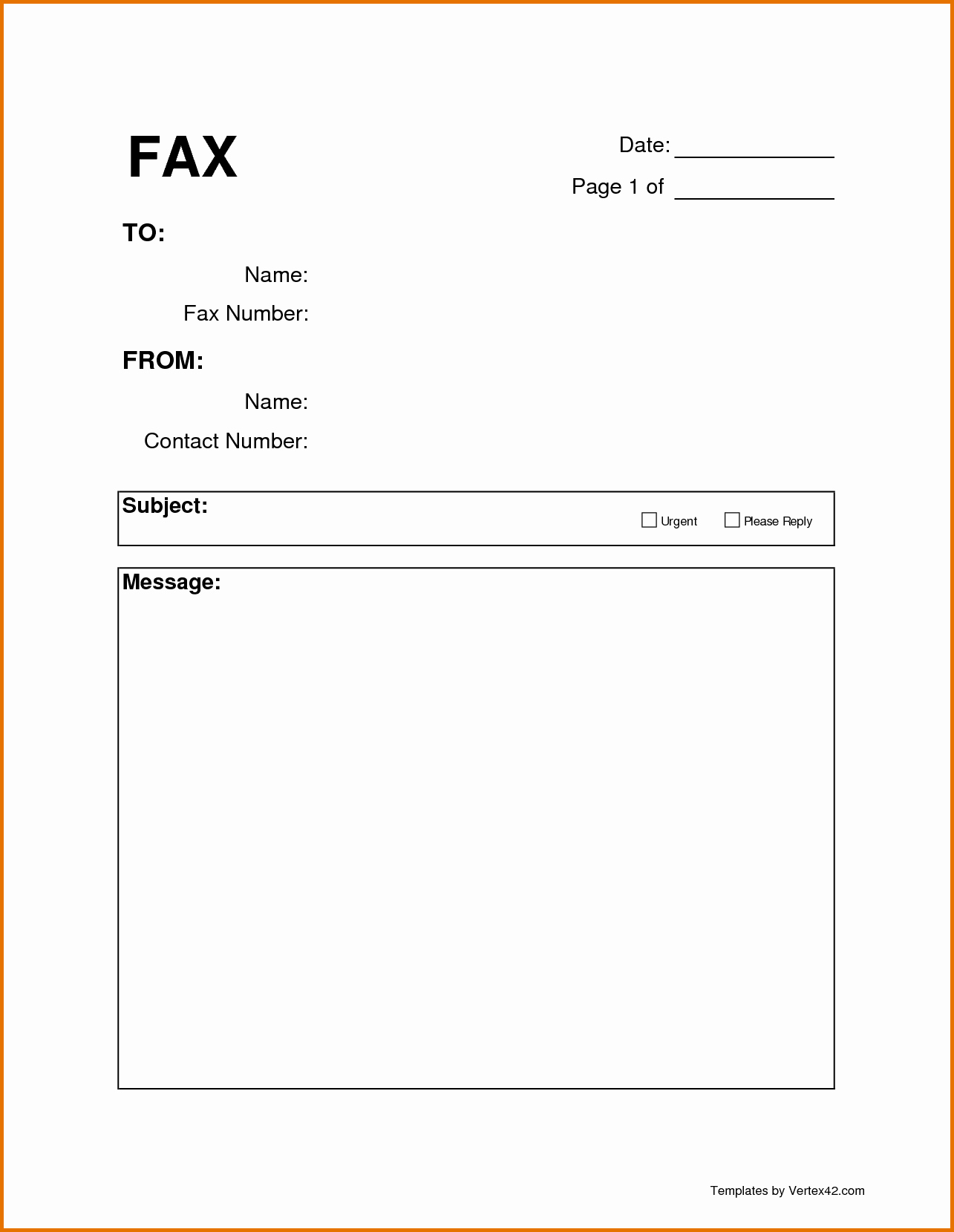 Free Fax Cover Sheets Template New 6 Blank Fax Cover Sheetreference Letters Words
