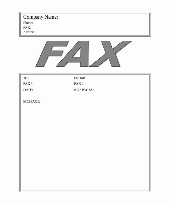 Free Fax Templates for Word New 12 Fax Cover Sheet Templates Free Word Pdf Samples