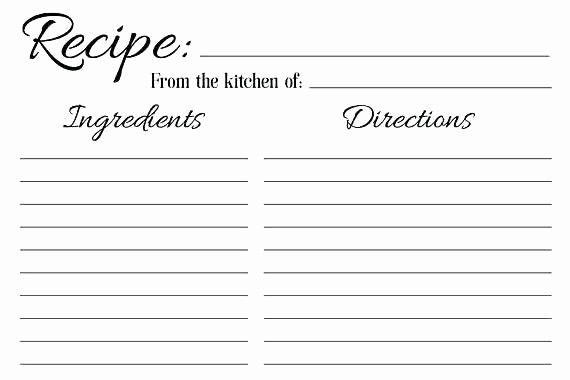 Free Fillable Recipe Card Template Awesome Editable Recipe Card Template Free Templates for Pages