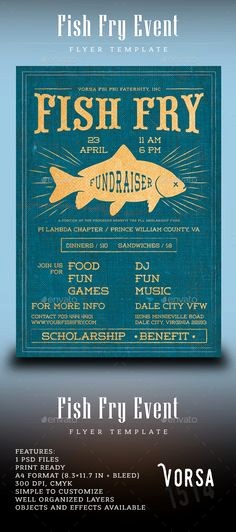 Free Fish Fry Flyer Template Awesome Free Fish Fry Flyer Templates Fish Fry Poster