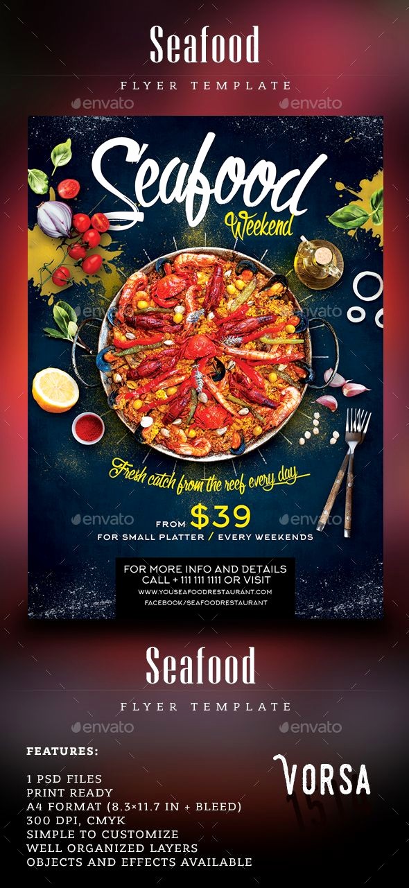 Free Fish Fry Flyer Template Beautiful Pin by Bashooka Web &amp; Graphic Design On Food &amp; Drink Flyer
