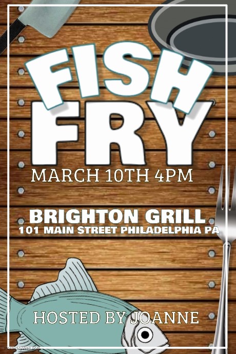 Free Fish Fry Flyer Templates Awesome Fish Fry Template