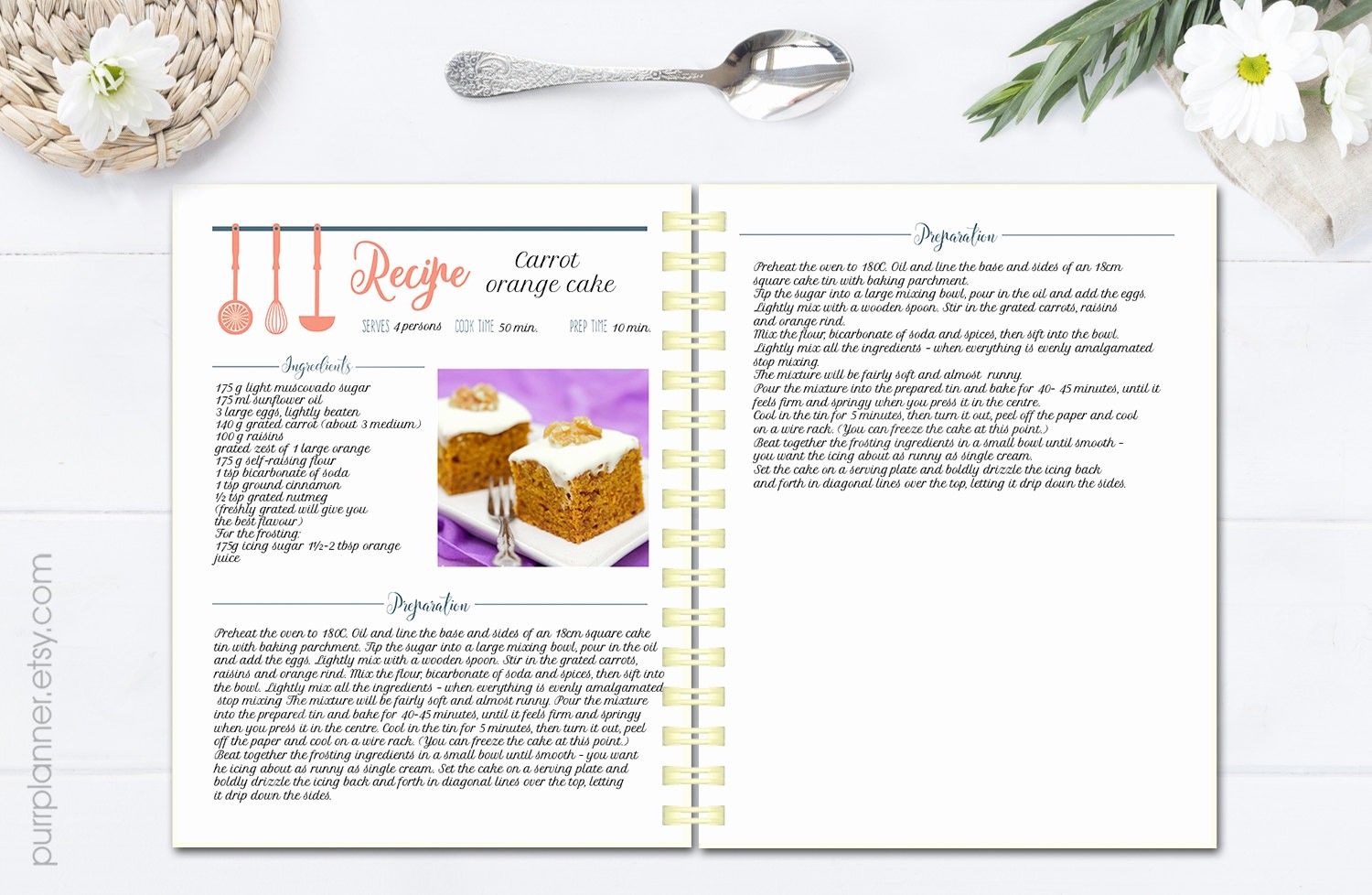 Free Full Page Recipe Template Elegant Editable Cook Book Recipe Template Recipe Pages Pattern