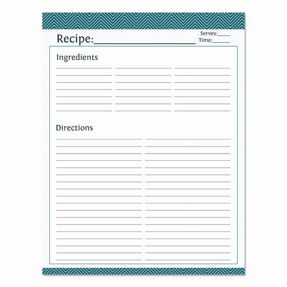 Free Full Page Recipe Templates Unique Blank Recipe Template Full Page Templates Resume