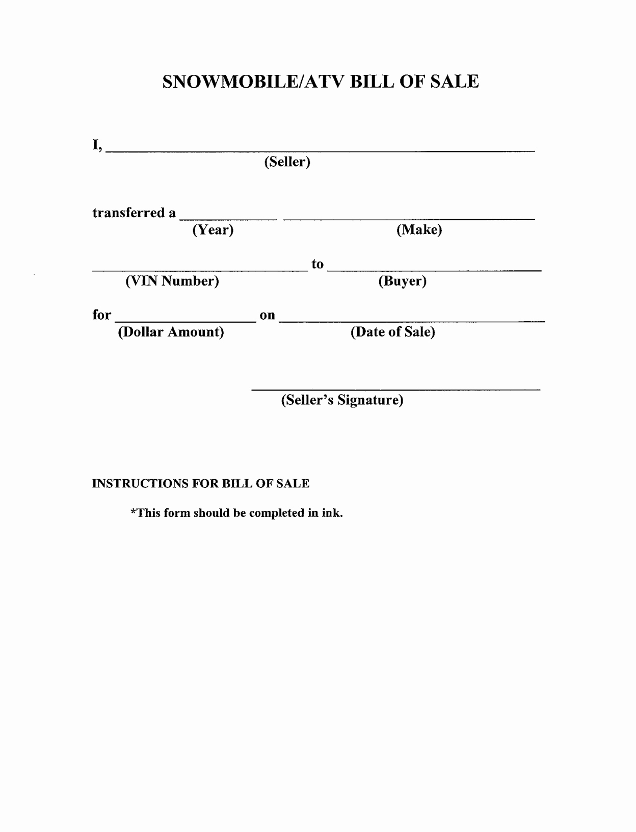 Free Generic Bill Of Sale Inspirational Free Printable Bill Of Sale Templates form Generic