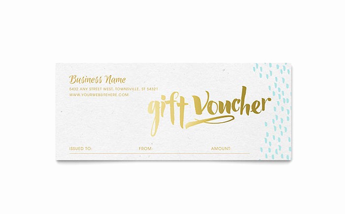 Free Gift Card Template Word New Elegant Gold Foil Gift Certificate Template Word &amp; Publisher