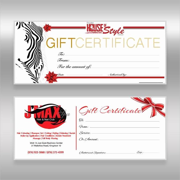 Free Gift Certificate Template Pdf Luxury Gift Certificate Template 42 Examples In Pdf Word In