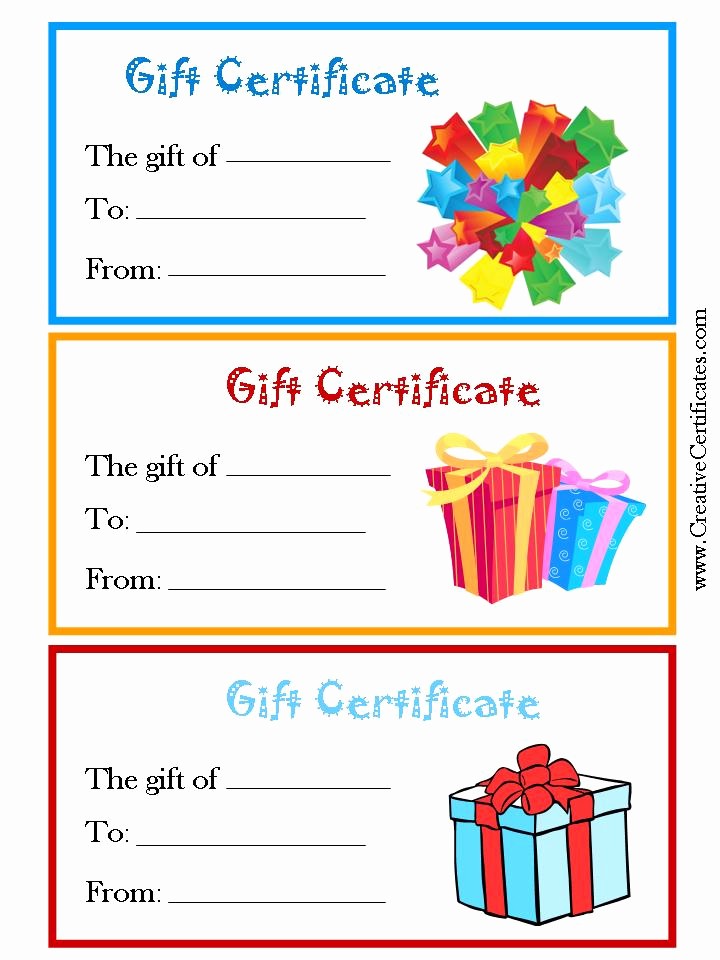 Free Gift Certificates to Print Luxury Printable Gift Certificates Clipart Clipart Suggest