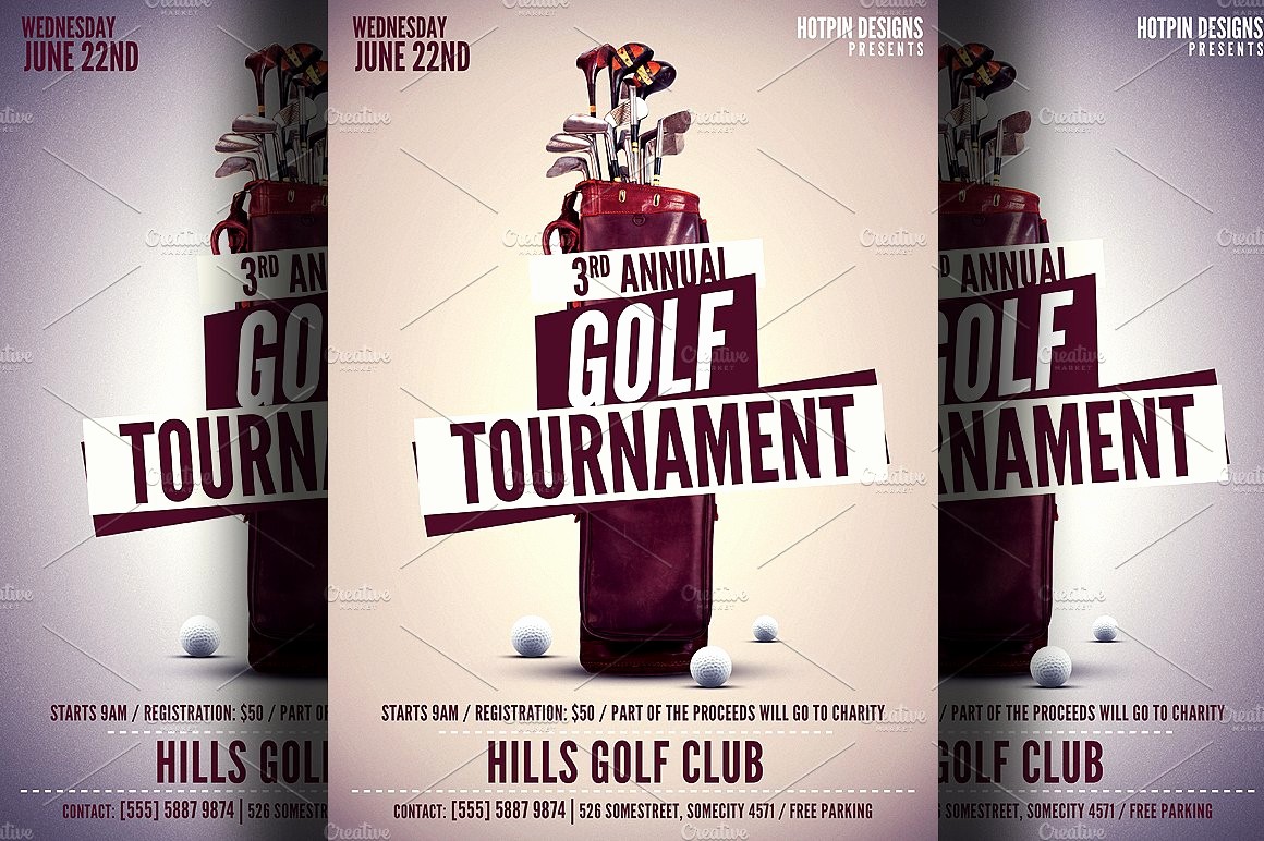 Free Golf Outing Flyer Template Awesome Golf tournament Flyer Template Flyer Templates