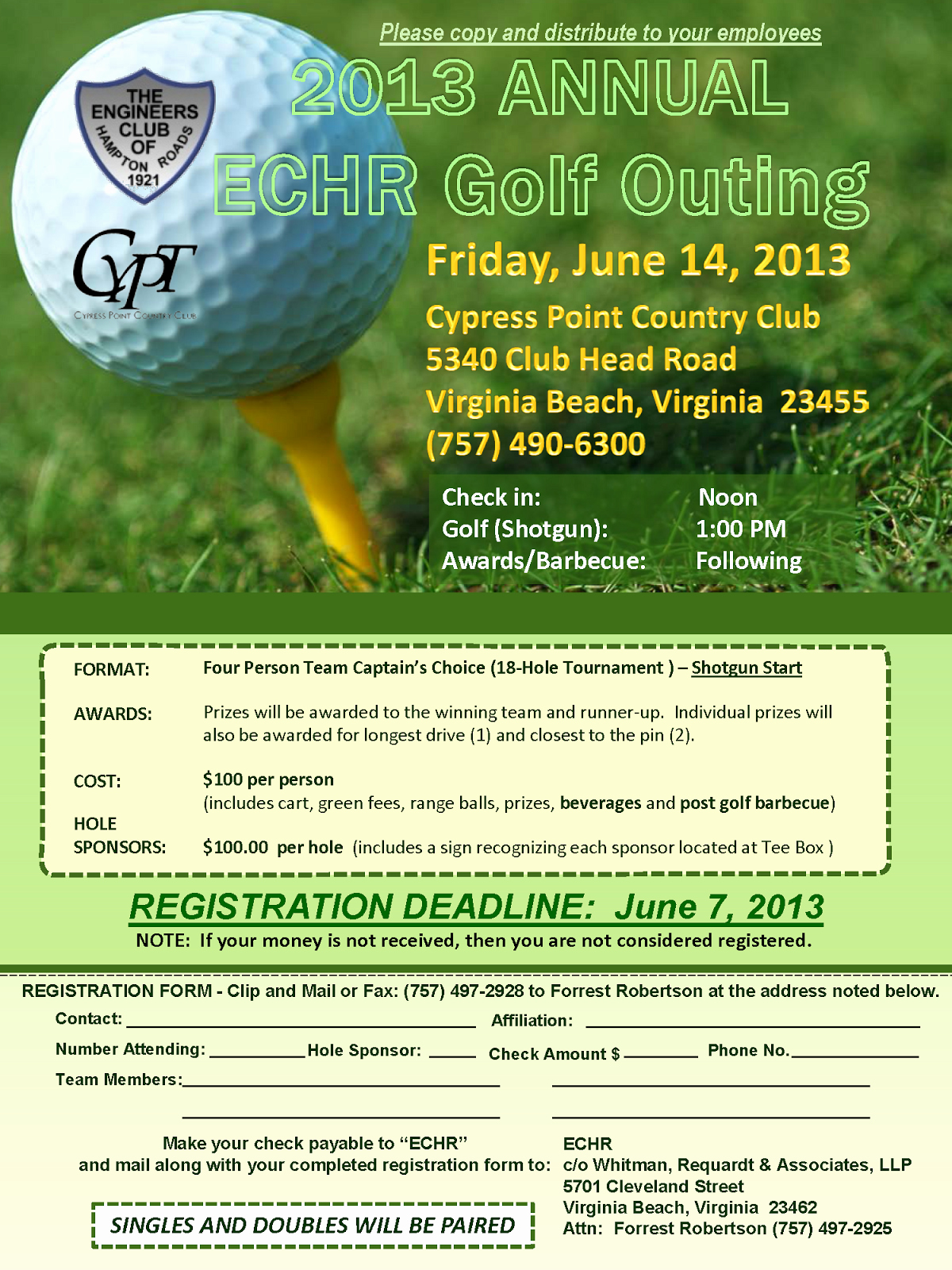 Free Golf Outing Flyer Template Fresh Tidewater Chapter Vspe
