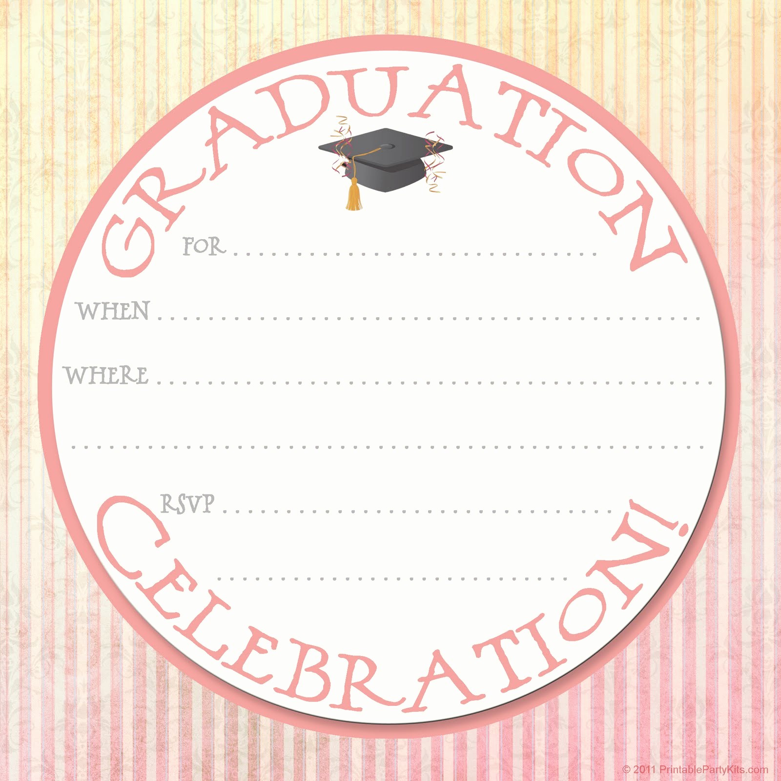 Free Graduation Party Invitation Templates Fresh Free Printable Party Invitations Graduation Party