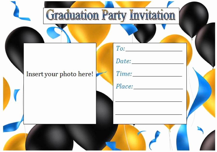 Free Graduation Party Invitation Templates Inspirational 40 Free Graduation Invitation Templates Template Lab