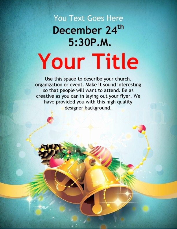 Free Holiday Flyer Templates Word Elegant Christmas Flyer Template Free Word Invitation Template