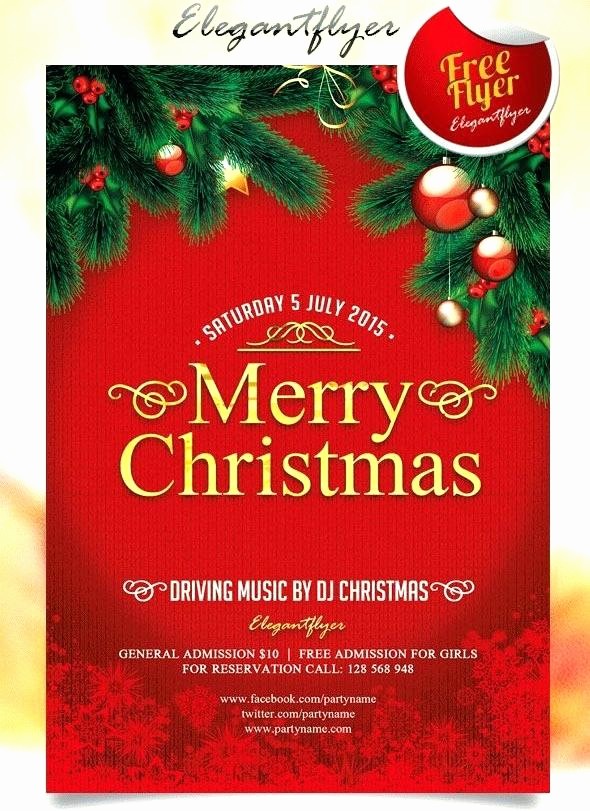 Free Holiday Flyer Templates Word New Holiday Flyer Template – Baycablingfo