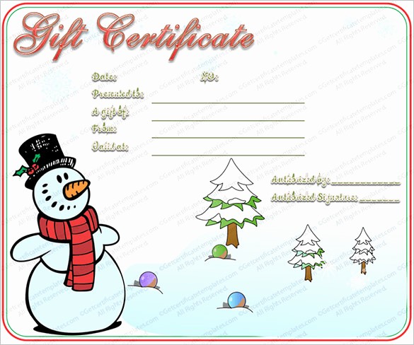 Free Holiday Gift Certificate Template Beautiful 20 Christmas Gift Certificate Templates Word Pdf Psd