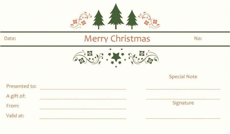 Free Holiday Gift Certificate Template Best Of Christmas Certificates Templates Free – Puebladigital
