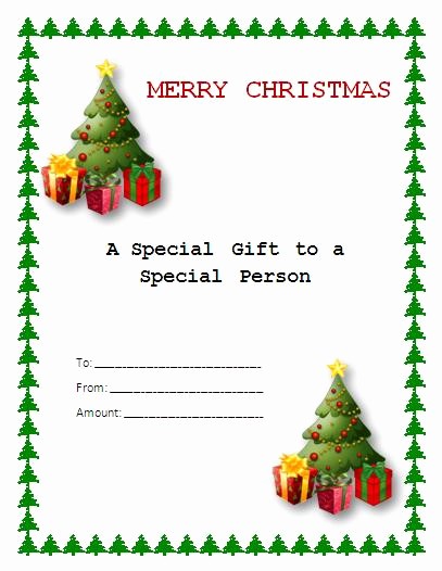 Free Holiday Gift Certificate Template Lovely 10 Christmas Templates Free Download Free