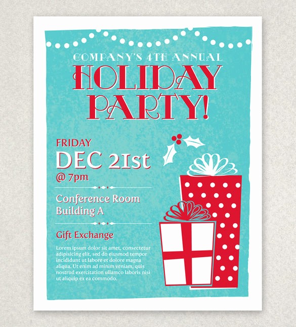 Free Holiday Templates for Word Beautiful 27 Holiday Party Flyer Templates Psd