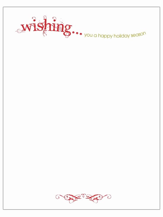 Free Holiday Templates for Word Inspirational Free Christmas Letter Templates Microsoft Word – Festival