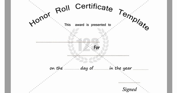 Free Honor Roll Certificate Template Best Of Free and Premium Honor Roll Certificate Templates