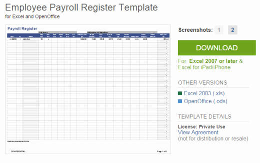Free Individual Payroll Record form New 7 Websites to Get Free Payroll Template