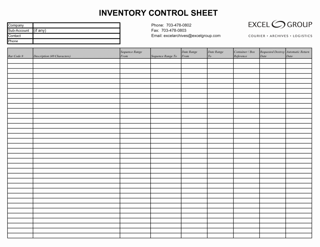 Free Inventory Sheets to Print Awesome 15 Free Inventory Templates &amp; Samples In Excel