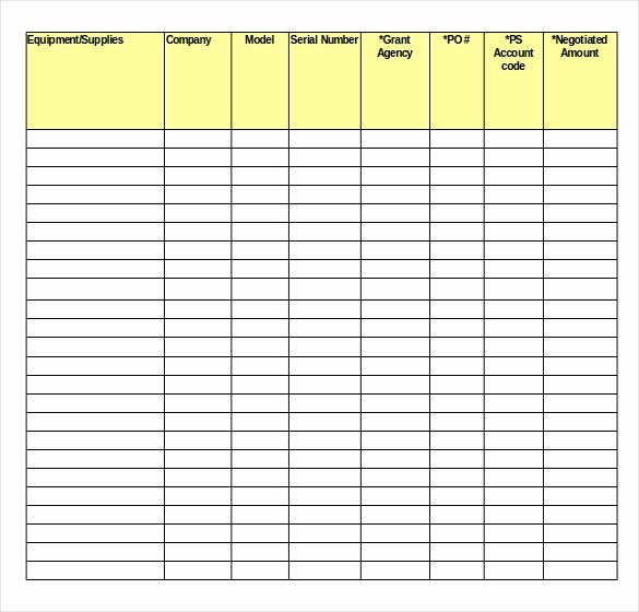 Free Inventory Sheets to Print Fresh Inventory Sheet Template Beepmunk