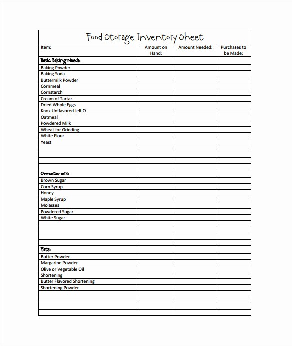 Free Inventory Sheets to Print New Inventory Spreadsheet Template 48 Free Word Excel