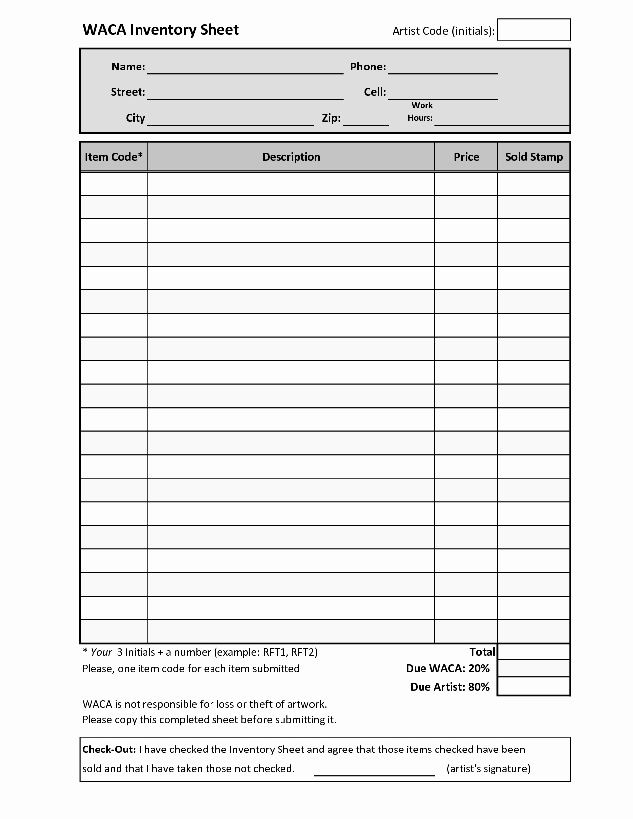 Free Inventory Sheets to Print Unique 5 Best Of Free Printable Inventory Log Sheet Free