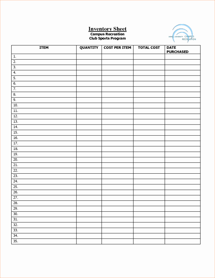 Free Inventory Sheets to Print Unique Inventory Management Sheet Samples Vatansun