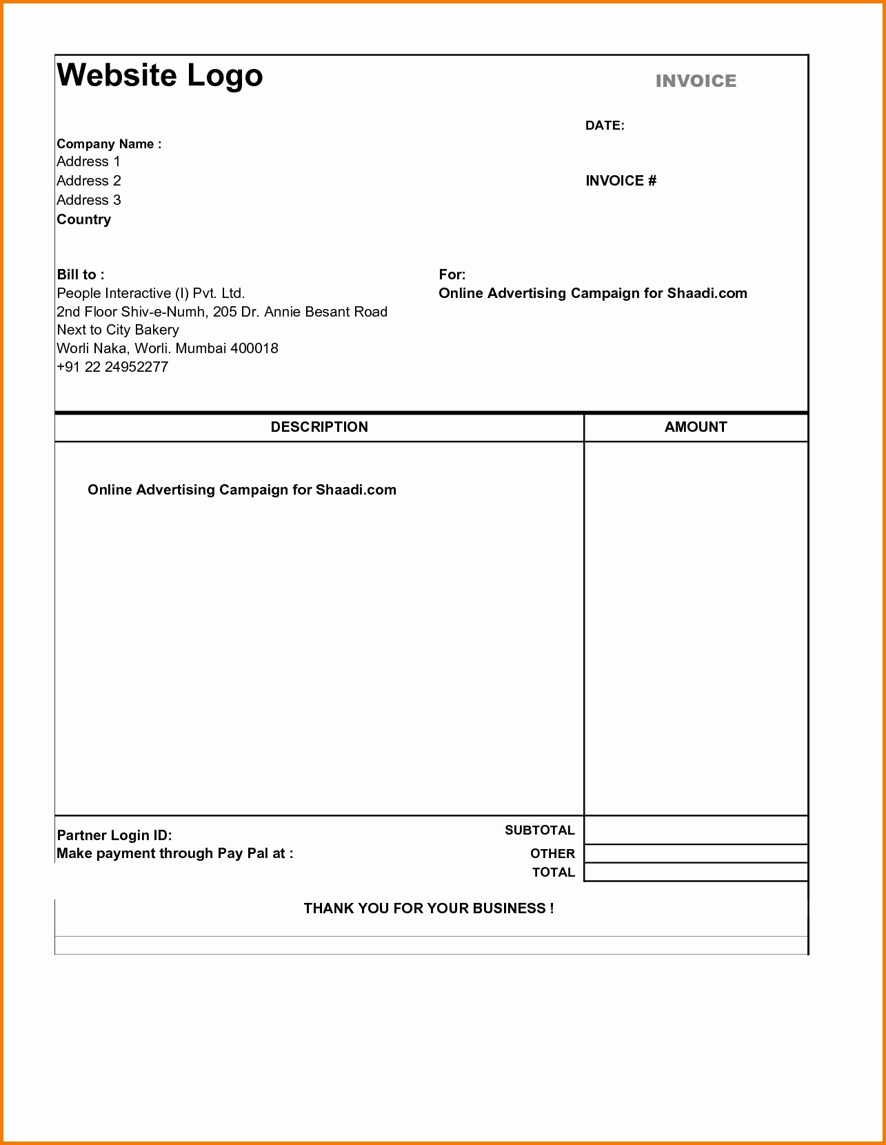 Free Invoice Template for Excel Beautiful Simple Invoices Templates Invoice Template Ideas