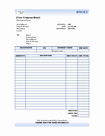 Free Invoice Template for Excel Elegant Free Excel Invoices Templates Download