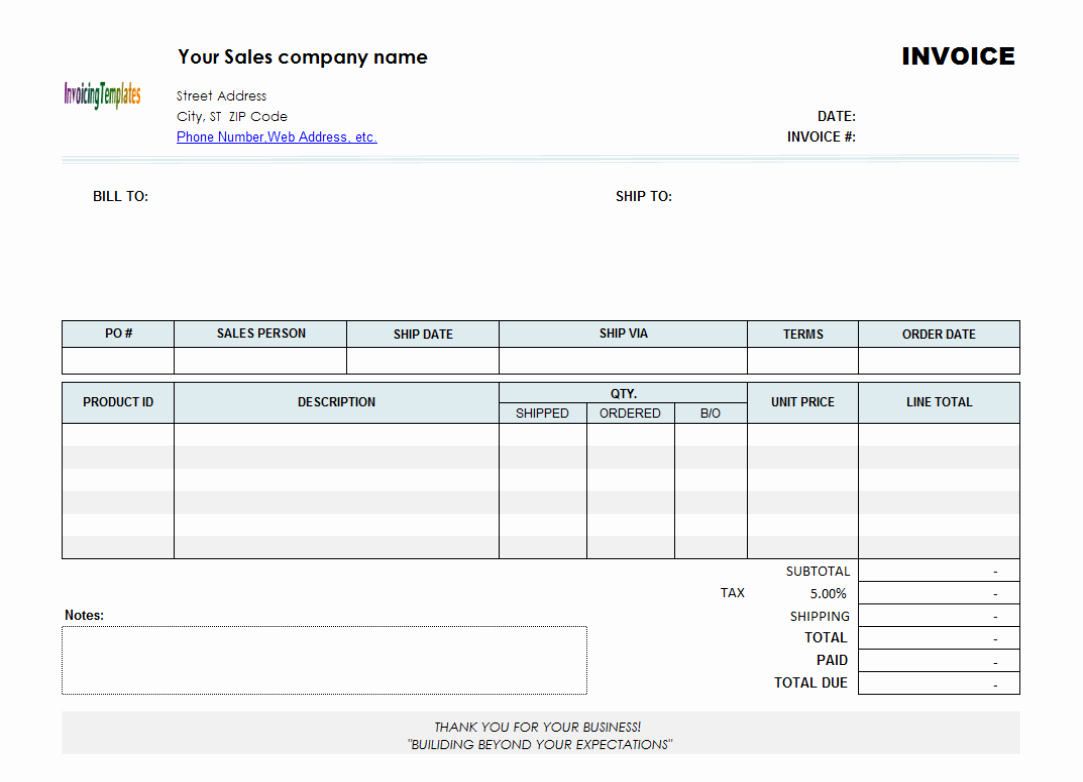 Free Invoice Template for Excel Lovely Invoice Template Excel Free Download Microsoft Spreadsheet