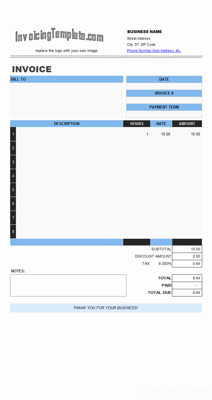 Free Invoice Template for Excel Lovely Labor Invoicing Sample